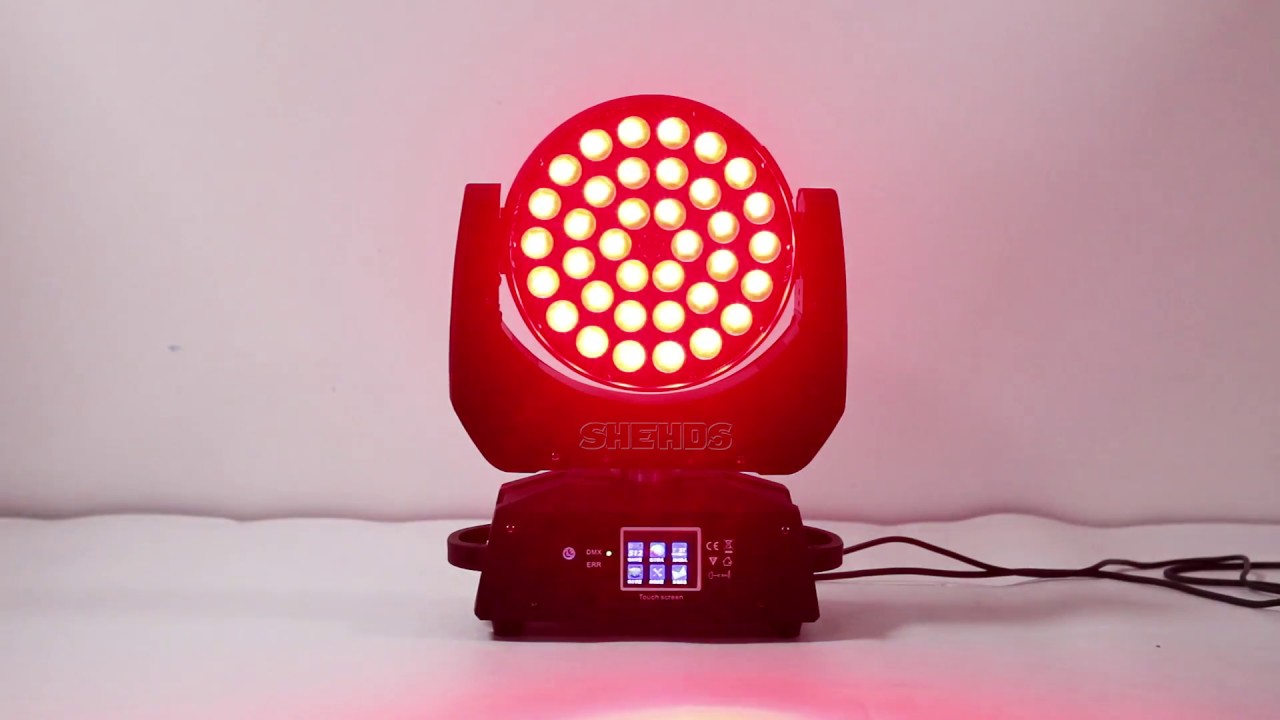 LED Zoom wash moving head light