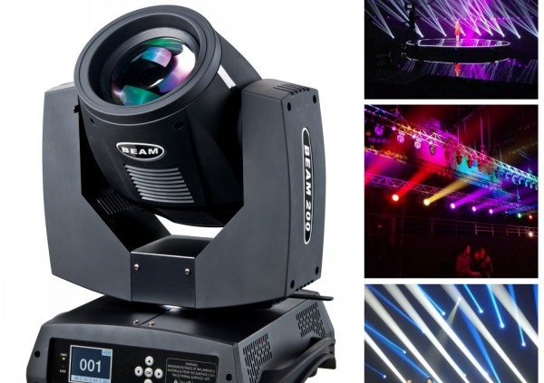Beam moving head light