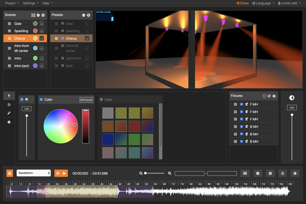 stage lighting software
